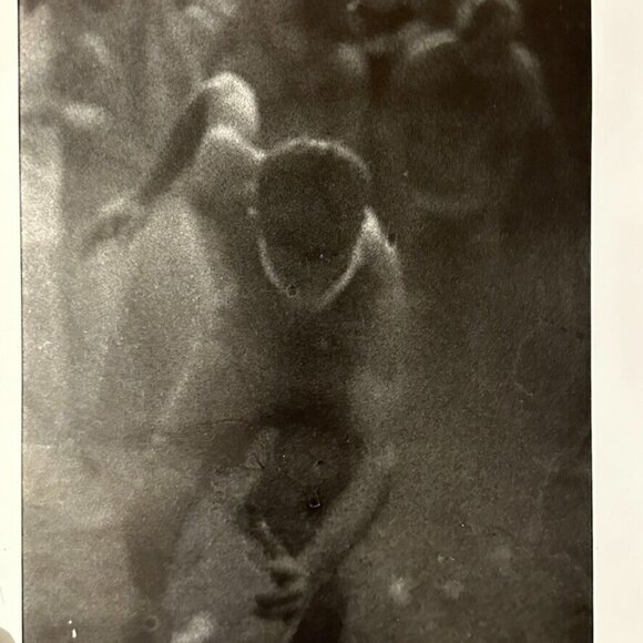 Photograph Silver Gelatin Print Janine Gordon 16"x20"  B/W Mosh Pit Dusty Pit - Picture 1 of 6